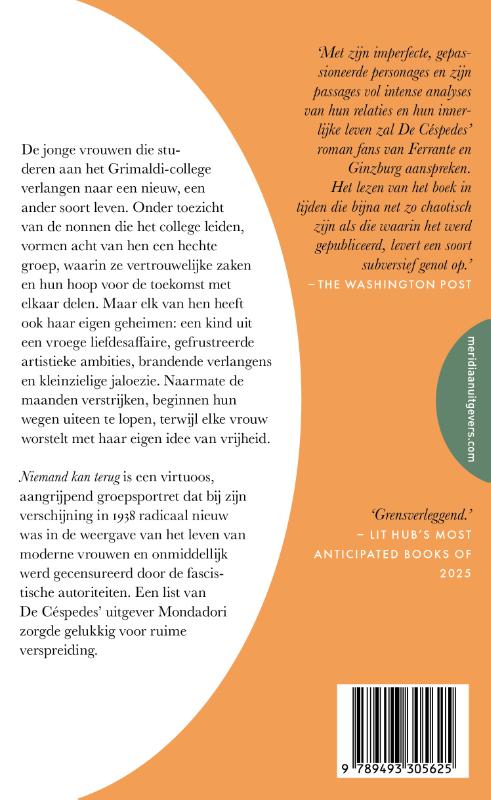 Achterkant van Niemand kan terug
