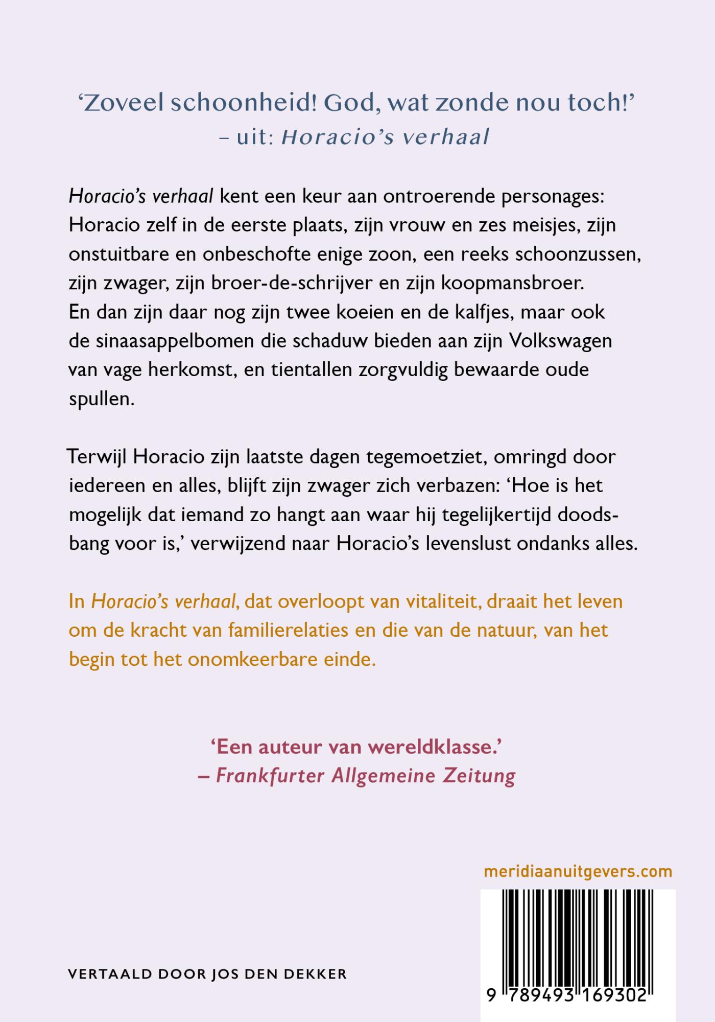 Achterkant van Horacio's verhaal