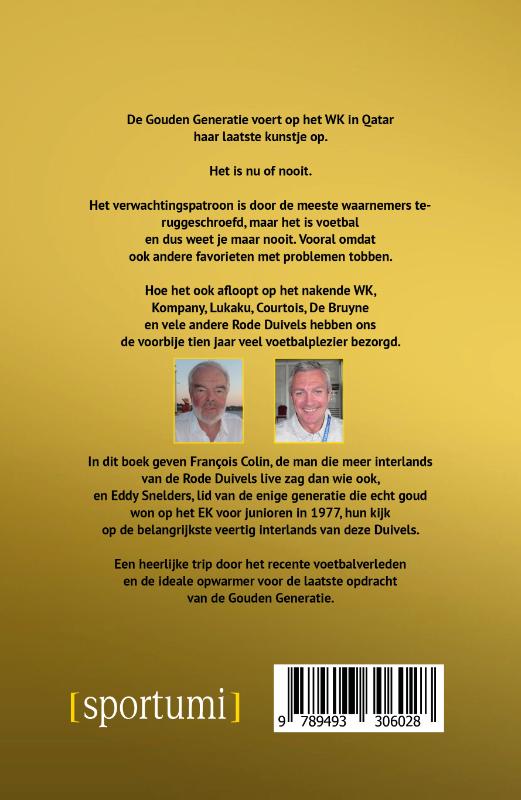Achterkant van De Gouden Generatie 2012-2022
