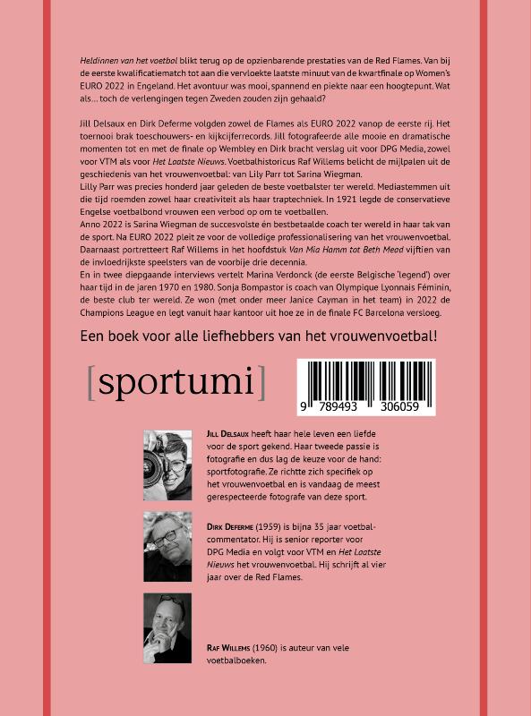 Achterkant van Heldinnen van het voetbal