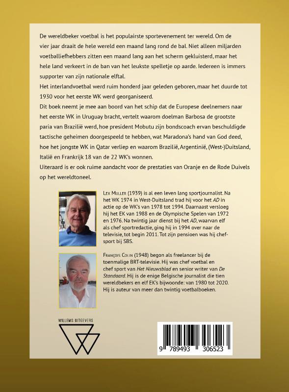 Achterkant van Het Gouden Boek van de Wereldbeker Voetbal 1930-2022