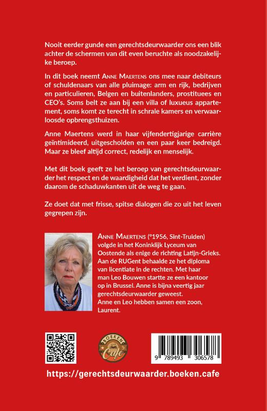 Achterkant van Dagboek van een gerechtsdeurwaarder