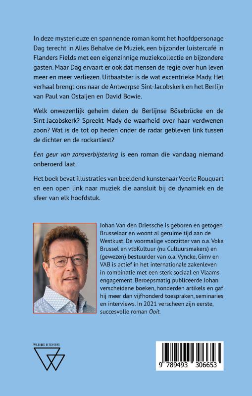 Achterkant van Een geur van zonsverbijstering