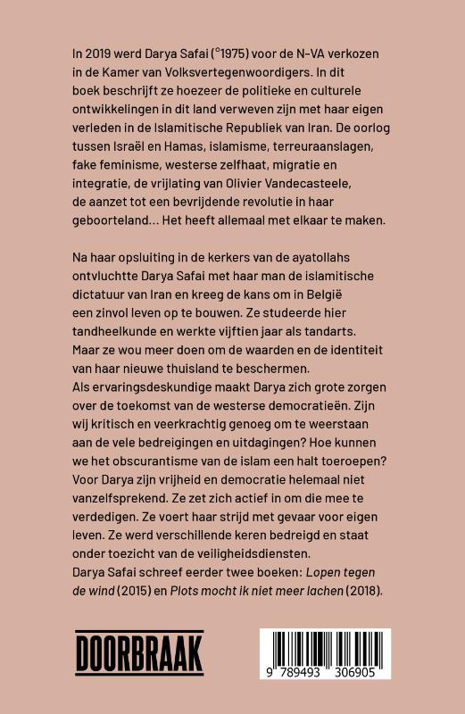 Achterkant van Van de cel naar de Kamer