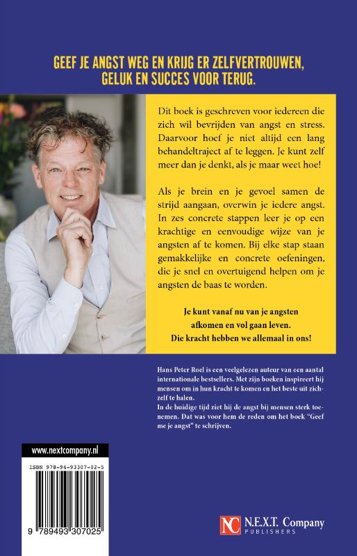 Achterkant van Geef mij je angst