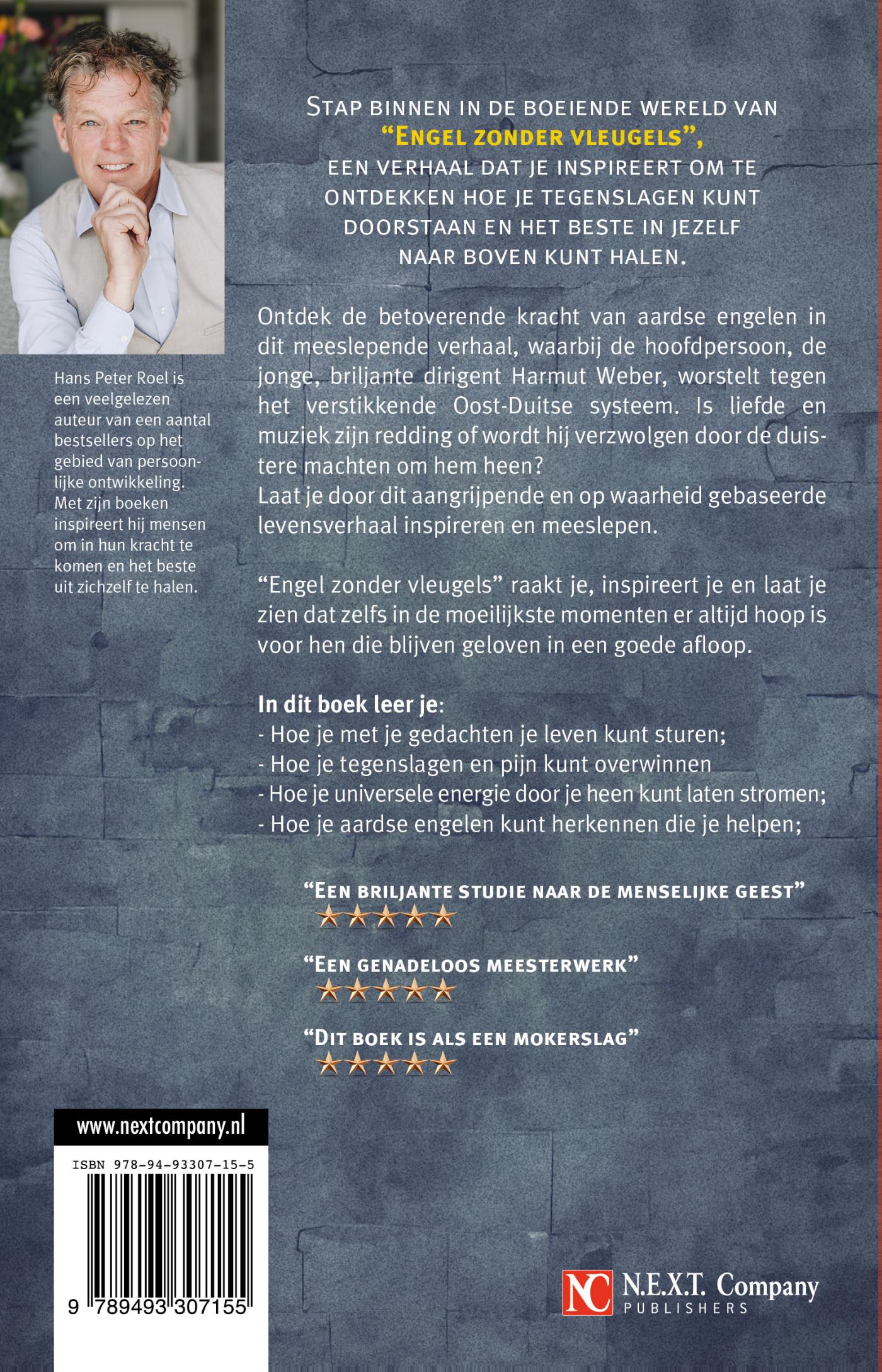 Achterkant van Engel zonder vleugels