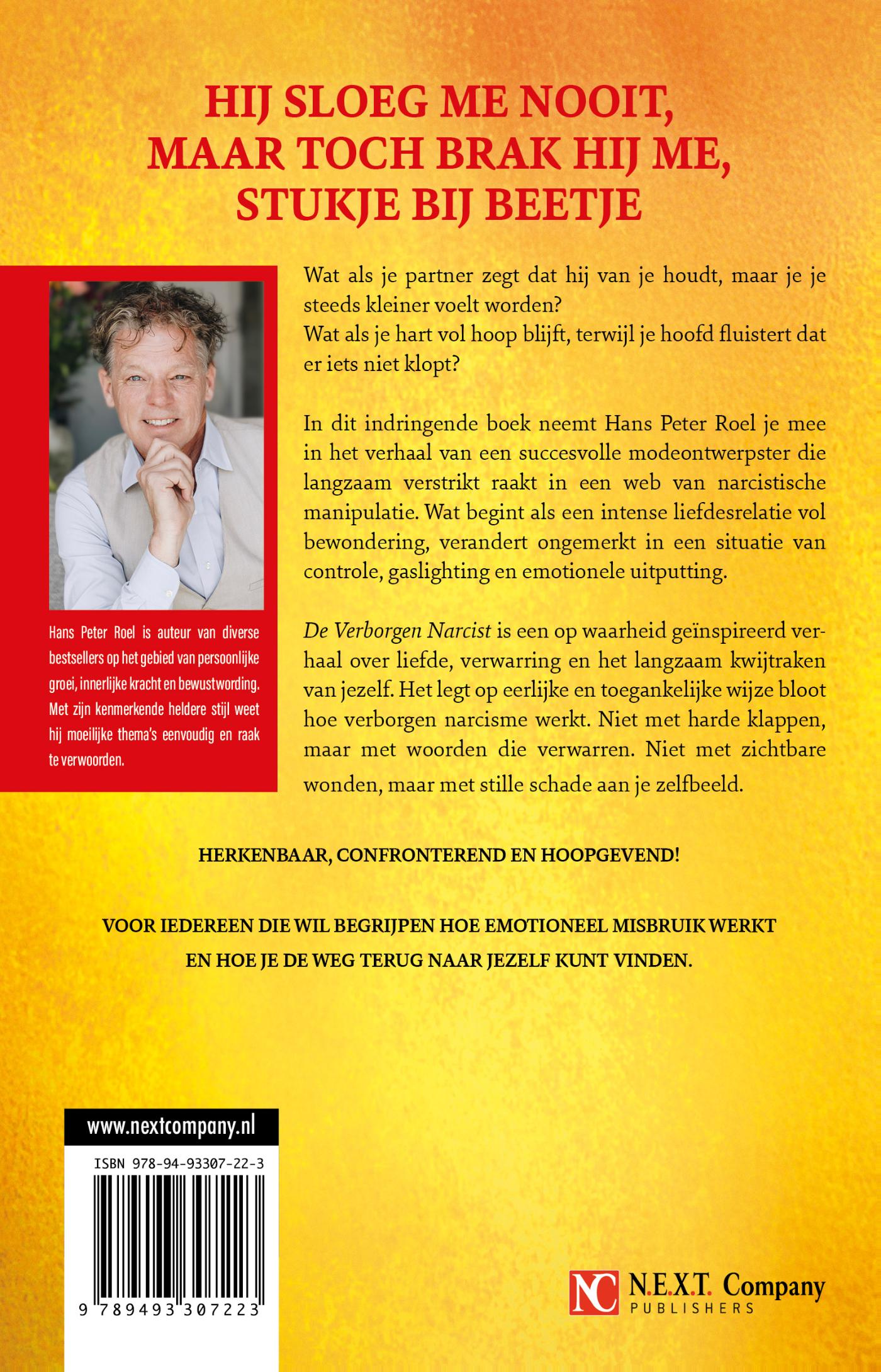 Achterkant van De verborgen Narcist