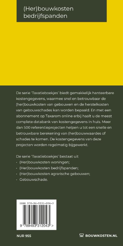 Achterkant van (Her)bouwkosten bedrijfspanden 2023