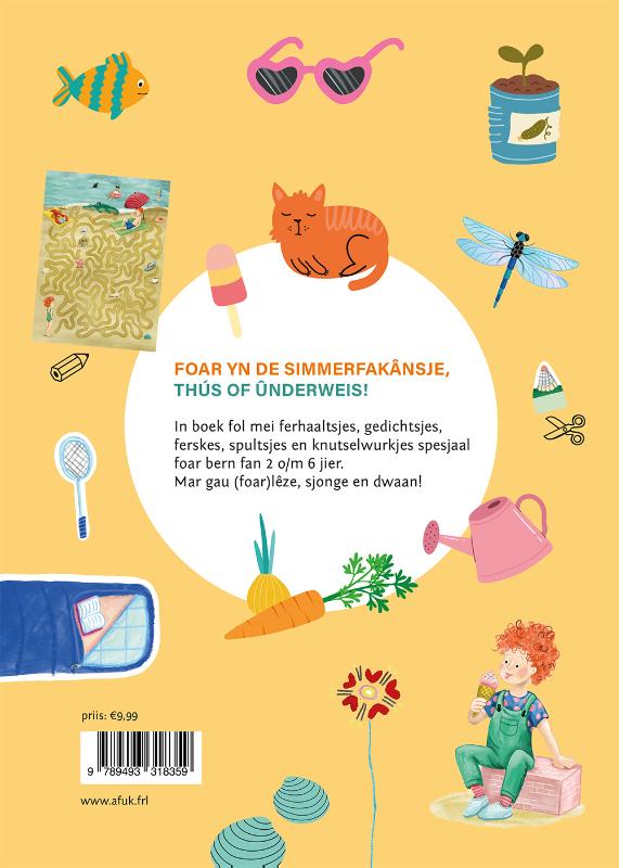 Achterkant van Simmerboek