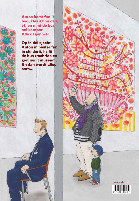 Achterkant van Anton yn it museum