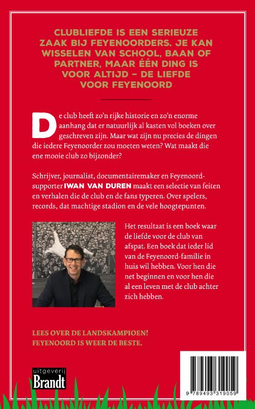 Achterkant van 101 dingen die je weten moet over Feyenoord