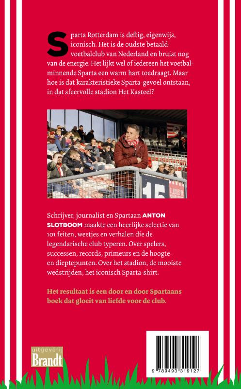 Achterkant van 101 dingen die je weten moet over Sparta