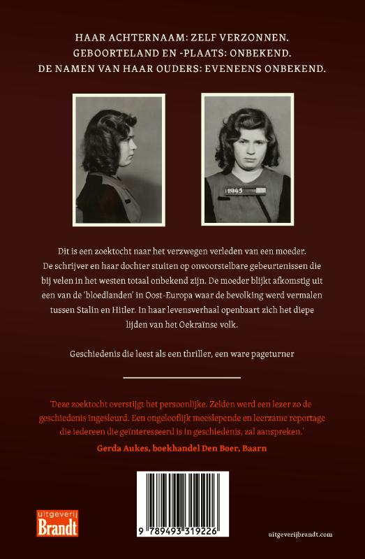 Achterkant van De hete adem van Stalin