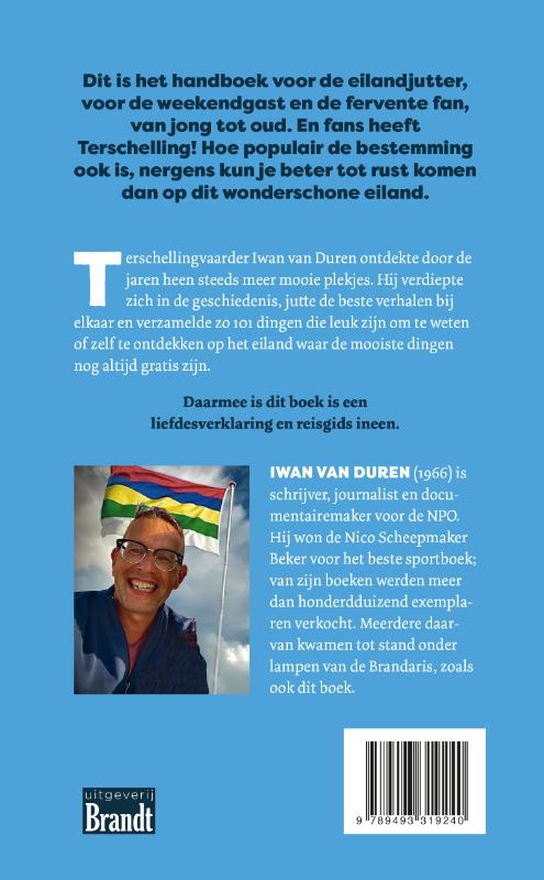 Achterkant van 101 dingen die je weten moet over Terschelling
