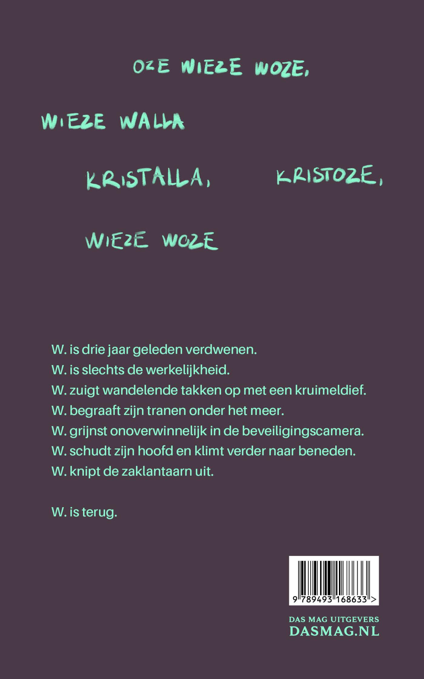 Achterkant van W.