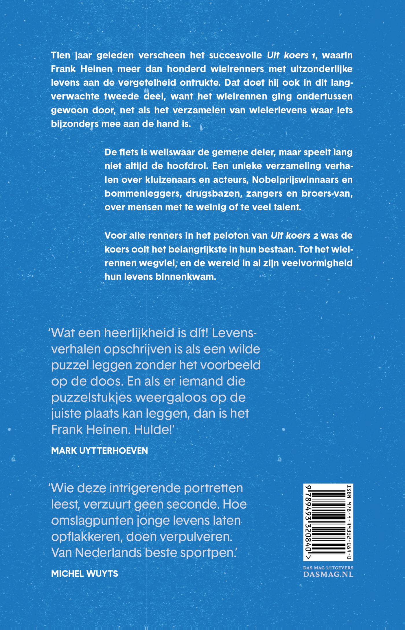 Achterkant van Uit koers 2