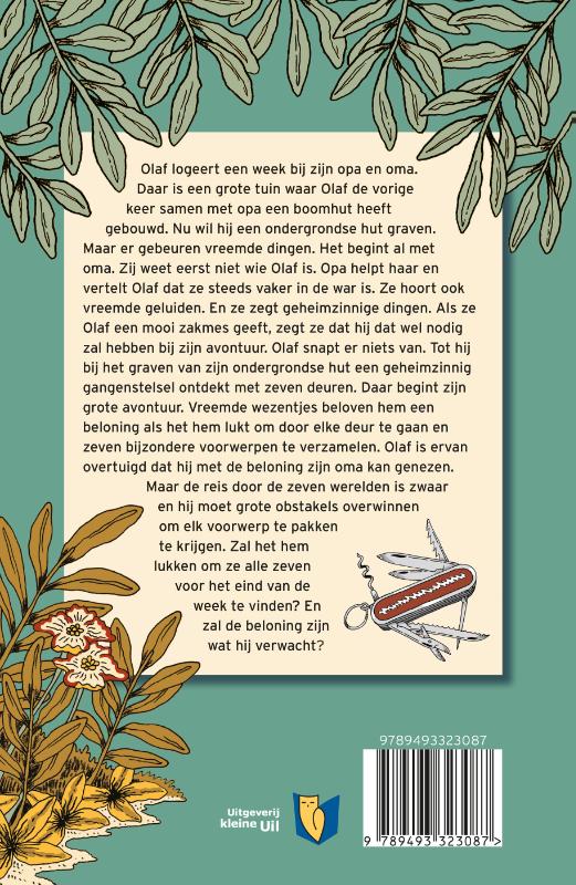 Achterkant van Olaf