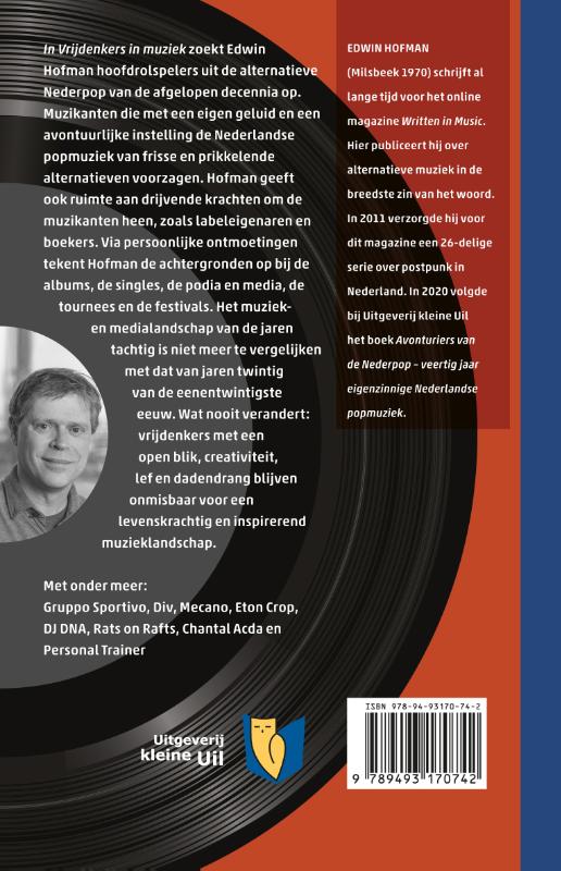 Achterkant van Vrijdenkers in muziek