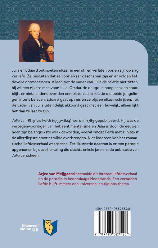 Achterkant van Julia