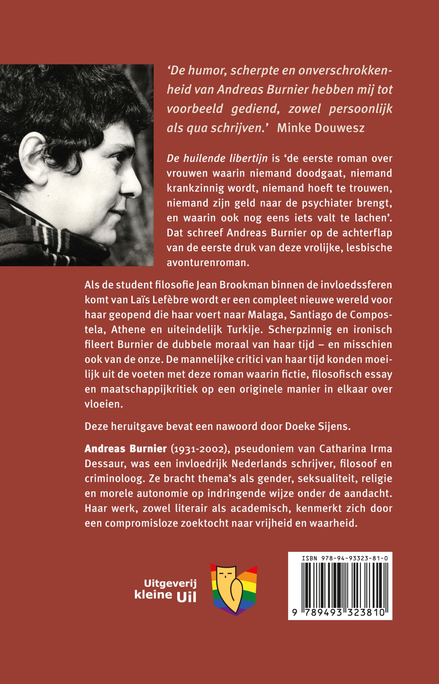 Achterkant van De huilende libertijn