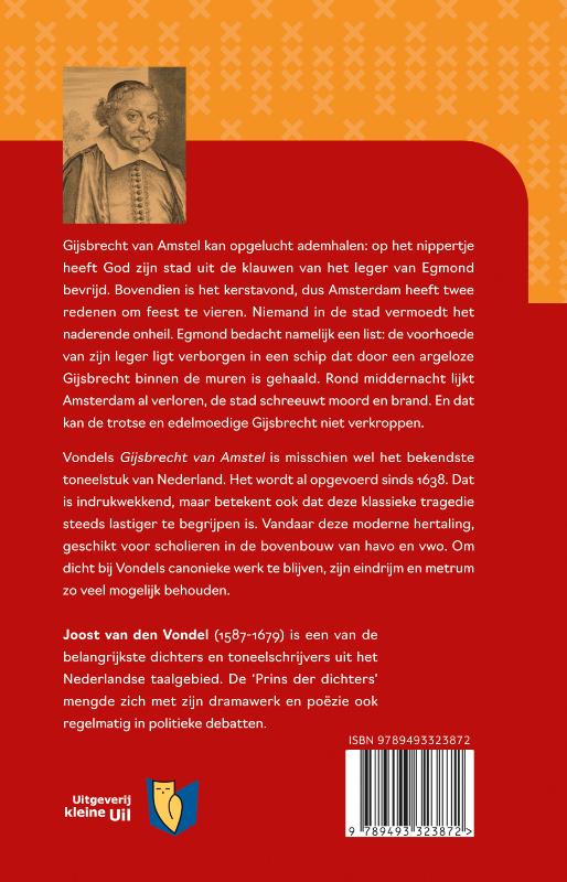 Achterkant van Gijsbrecht van Amstel