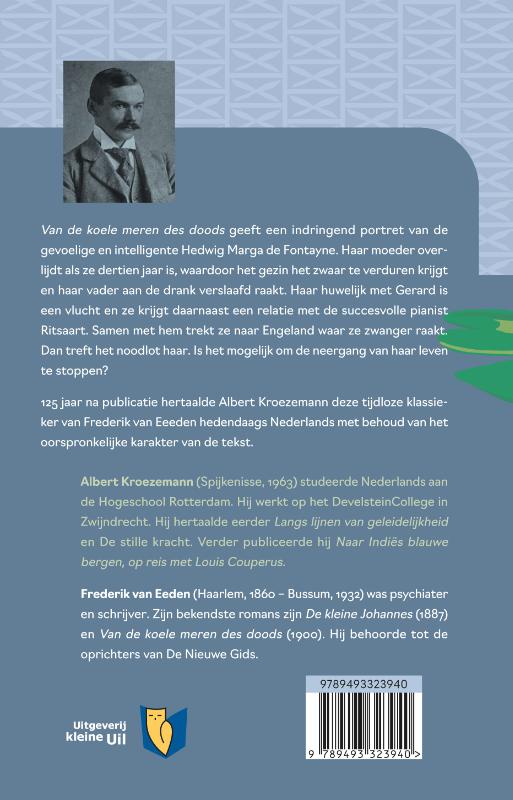 Achterkant van Van de koele meren des doods