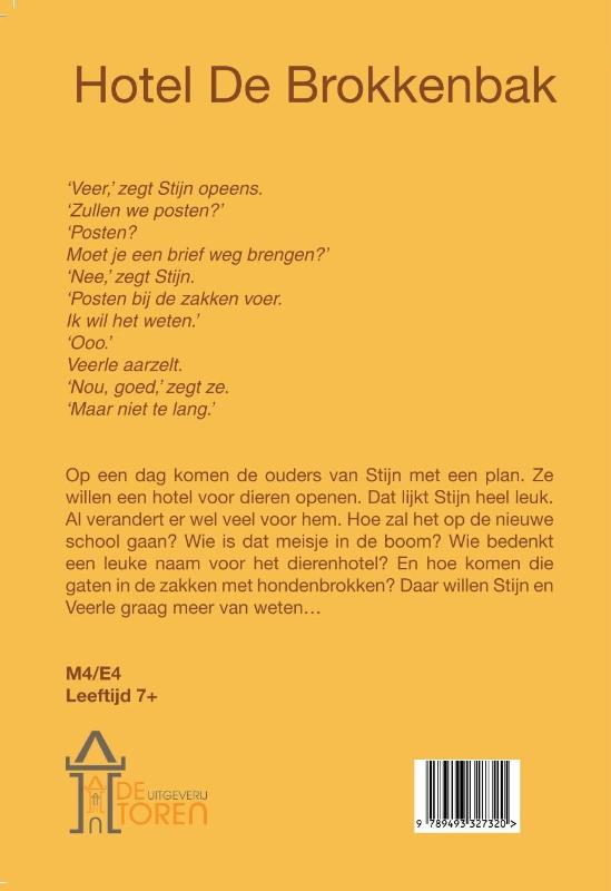 Achterkant van De Brokkendief