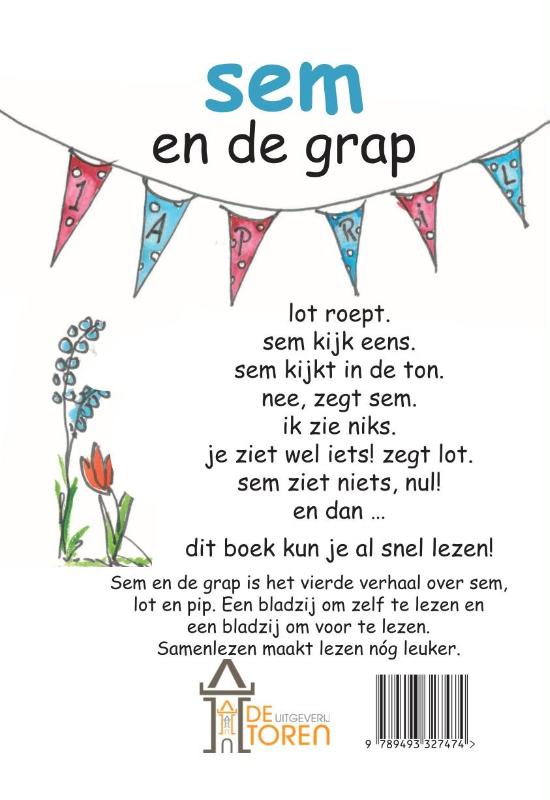 Achterkant van Sem en de grap