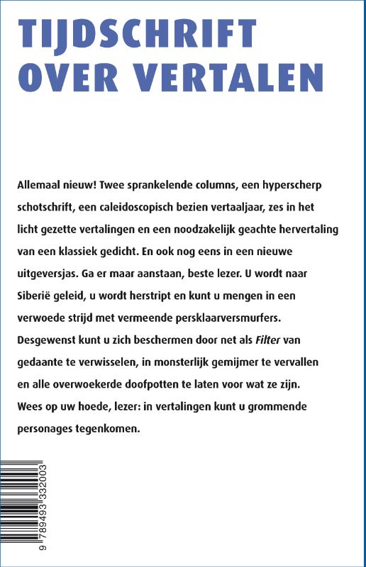 Achterkant van Een caleidoscopisch vertaaljaar