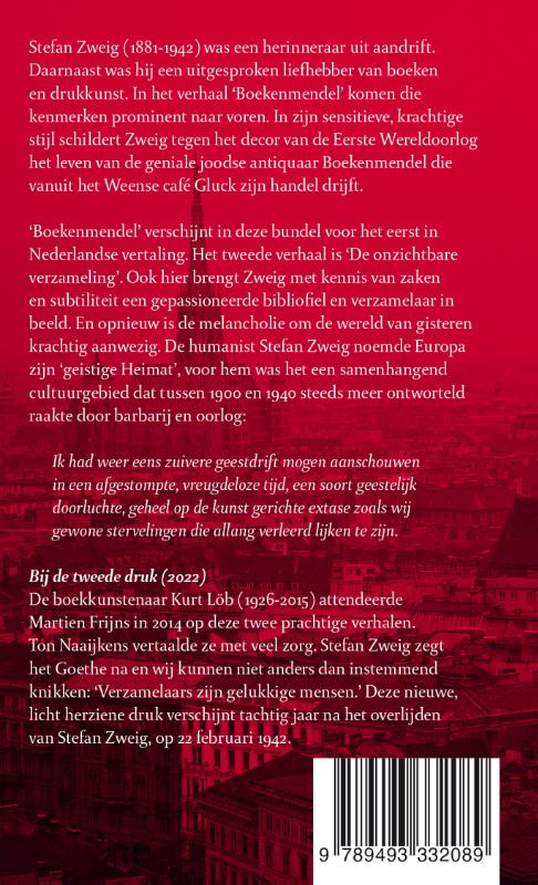 Achterkant van Boekenmendel en De onzichtbare verzameling