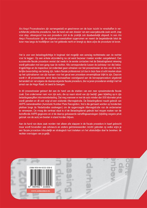 Achterkant van Fiscaal procesdossier