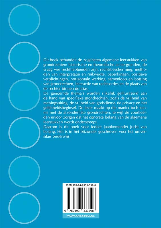 Achterkant van Hoofdstukken grondrechten