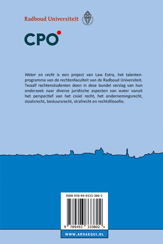 Achterkant van Water en recht