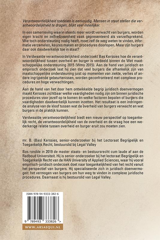 Achterkant van Verdwaalde verantwoordelijkheid