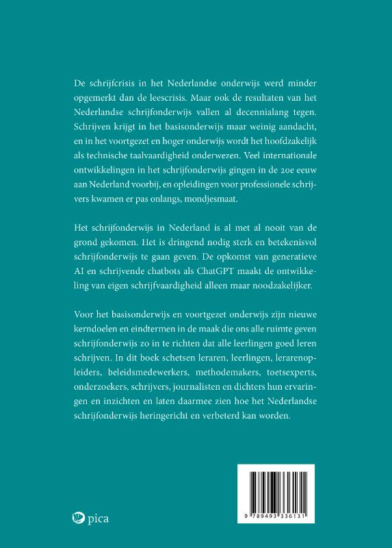 Achterkant van Opdat wij schrijven