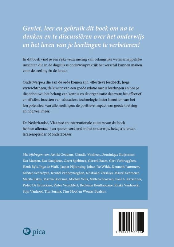 Achterkant van De leraar