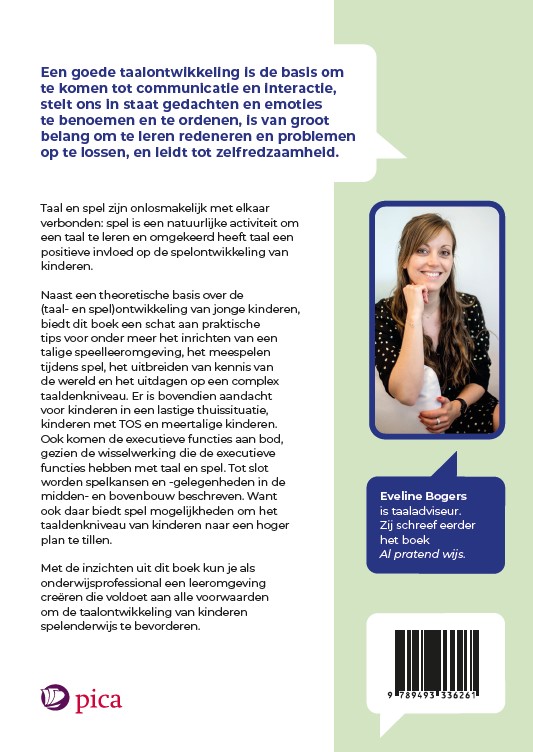 Achterkant van Sterker in taal door spel