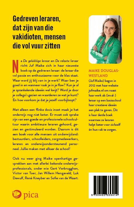 Achterkant van De gedreven leraar