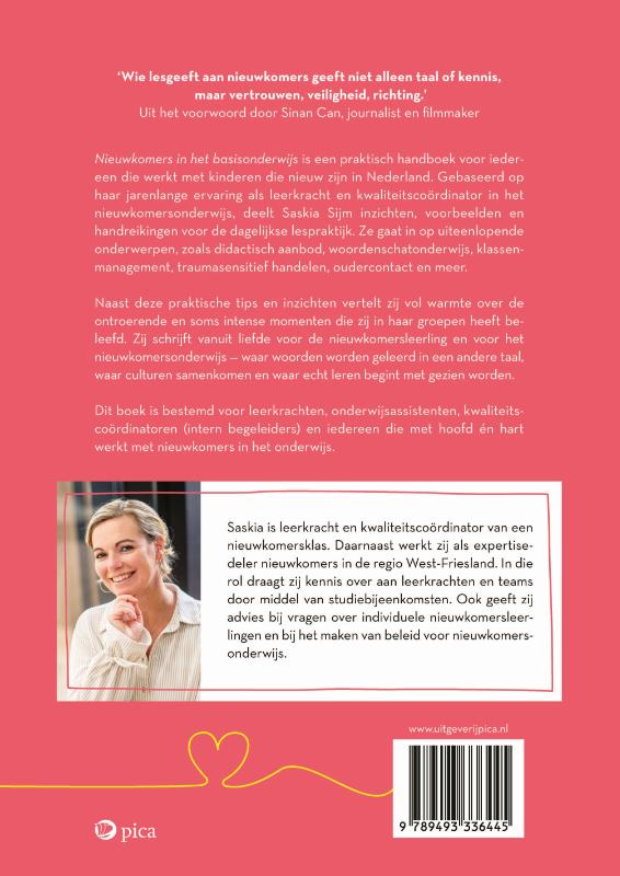 Achterkant van Nieuwkomers in het basisonderwijs