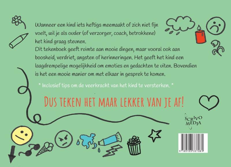 Achterkant van Teken het van je af boek
