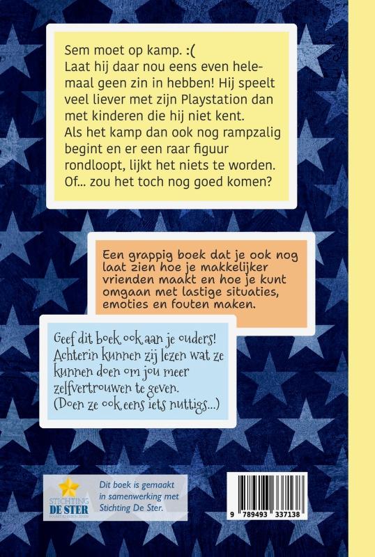 Achterkant van Sem Ster gaat op kamp