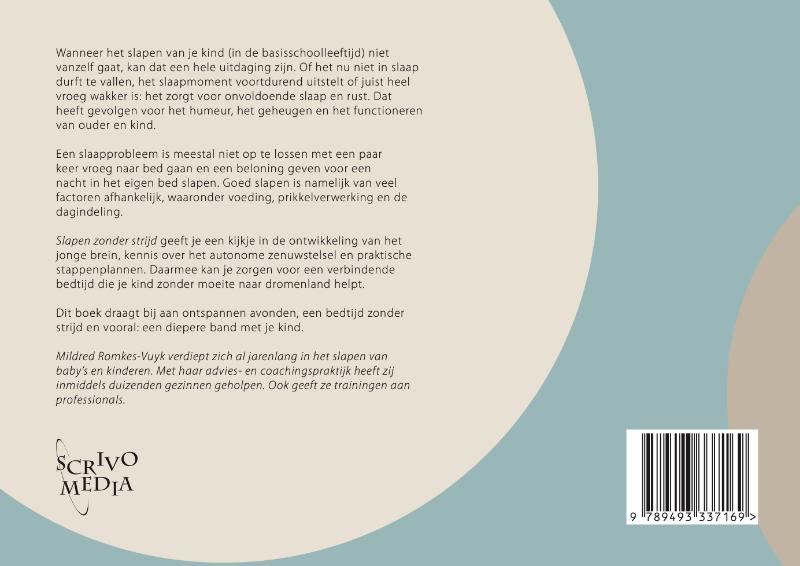 Achterkant van Slapen zonder strijd