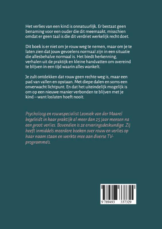 Achterkant van Jouw rouw bij kindverlies