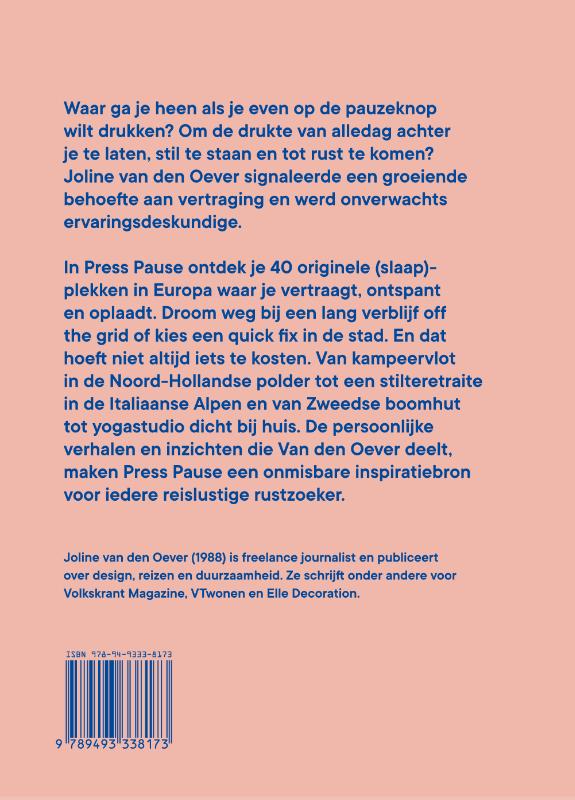 Achterkant van Press pause