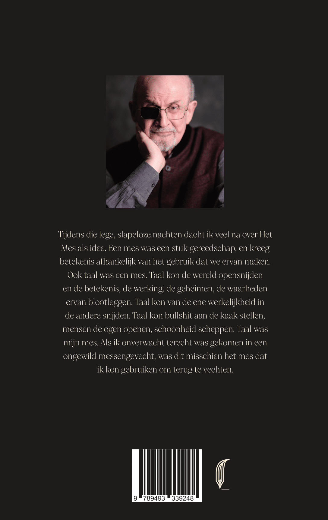 Achterkant van Mes