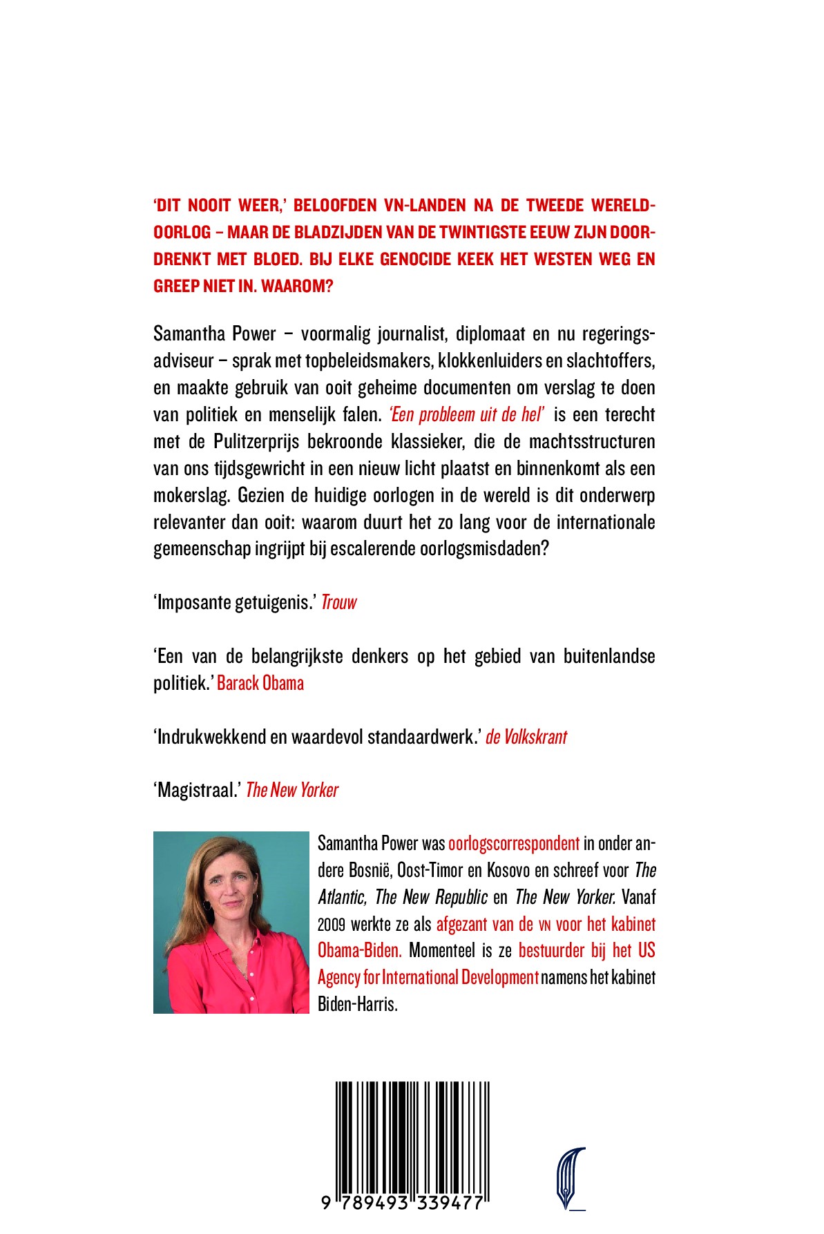 Achterkant van Een probleem uit de hel