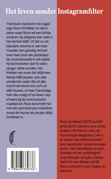 Achterkant van Volgend jaar lachen we erom