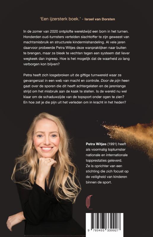 Achterkant van Door de pijn heen