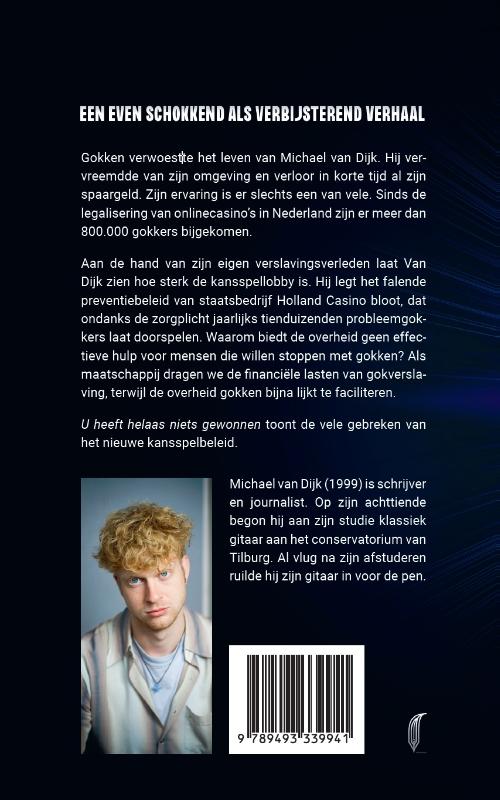 Achterkant van U heeft helaas niets gewonnen