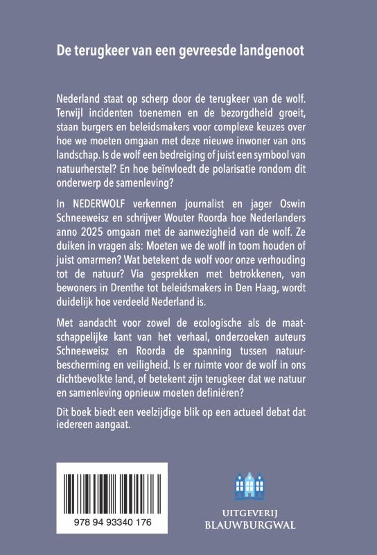 Achterkant van Nederwolf